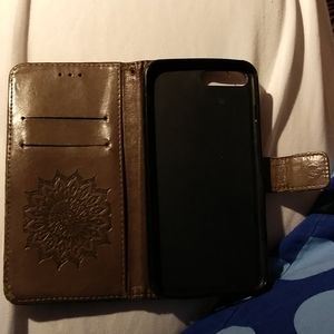 Iphone 8s plus wallet phone case
